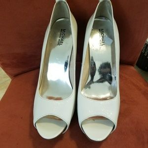 Michael Kors open toe pumps